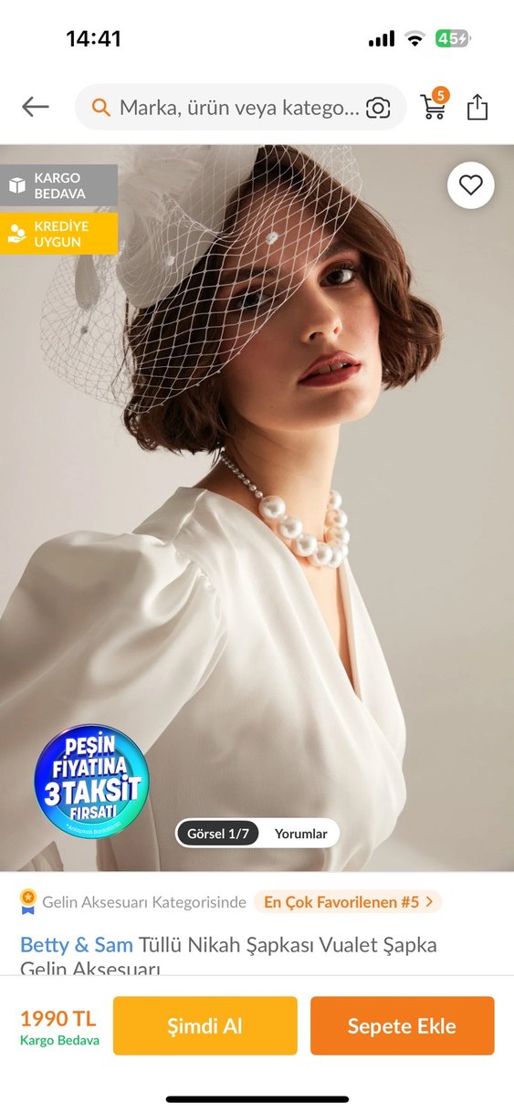 Nikah şapkası - Görsel 2