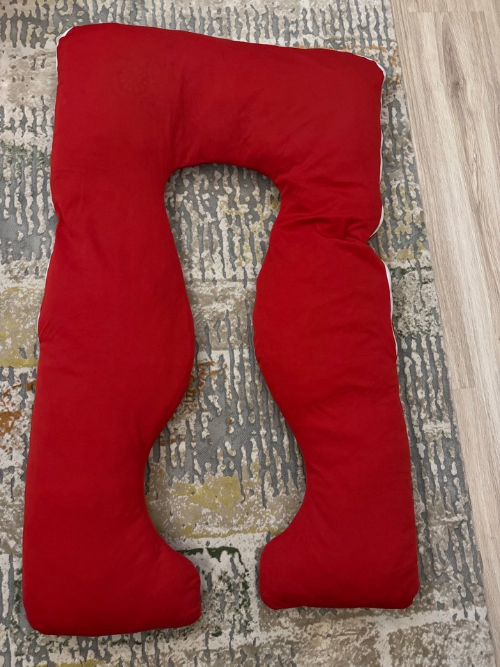 Kırmızı Hamile ve Emzirme Yastığı - Görsel 3