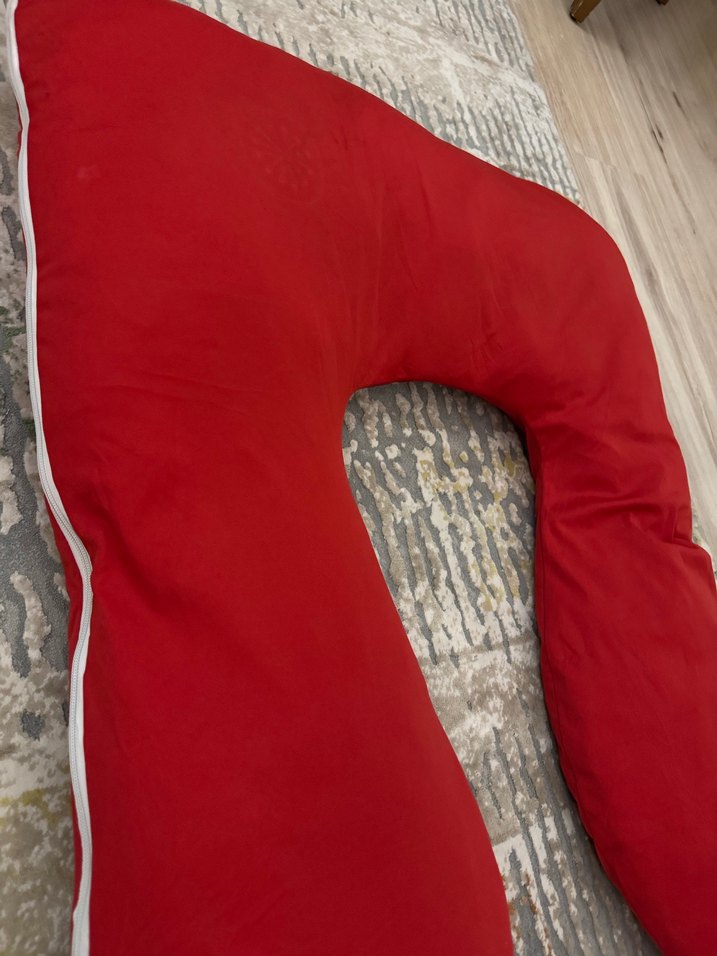 Kırmızı Hamile ve Emzirme Yastığı - Görsel 2