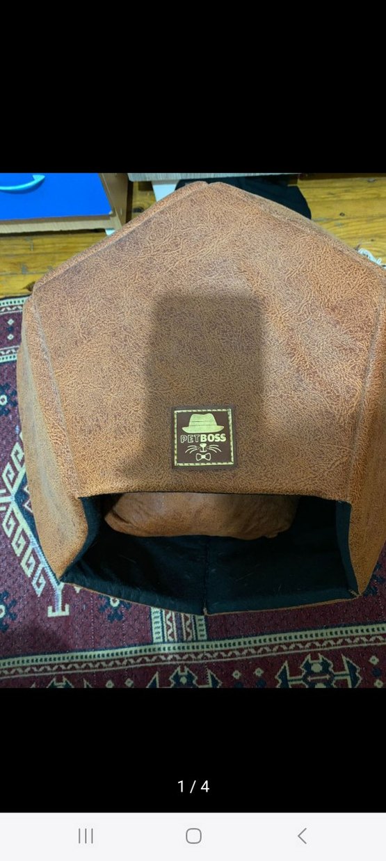 Kahverengi Çokgen Kedi Yatağı - Görsel 2