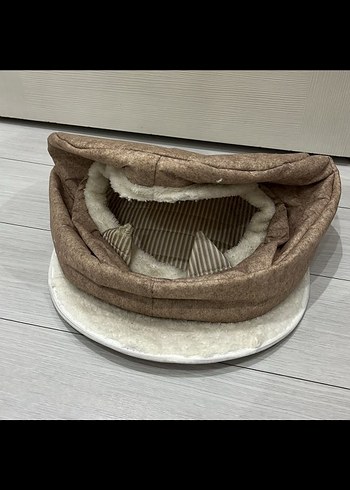 Kahverengi Yumuşak Kedi Evi - Görsel 8