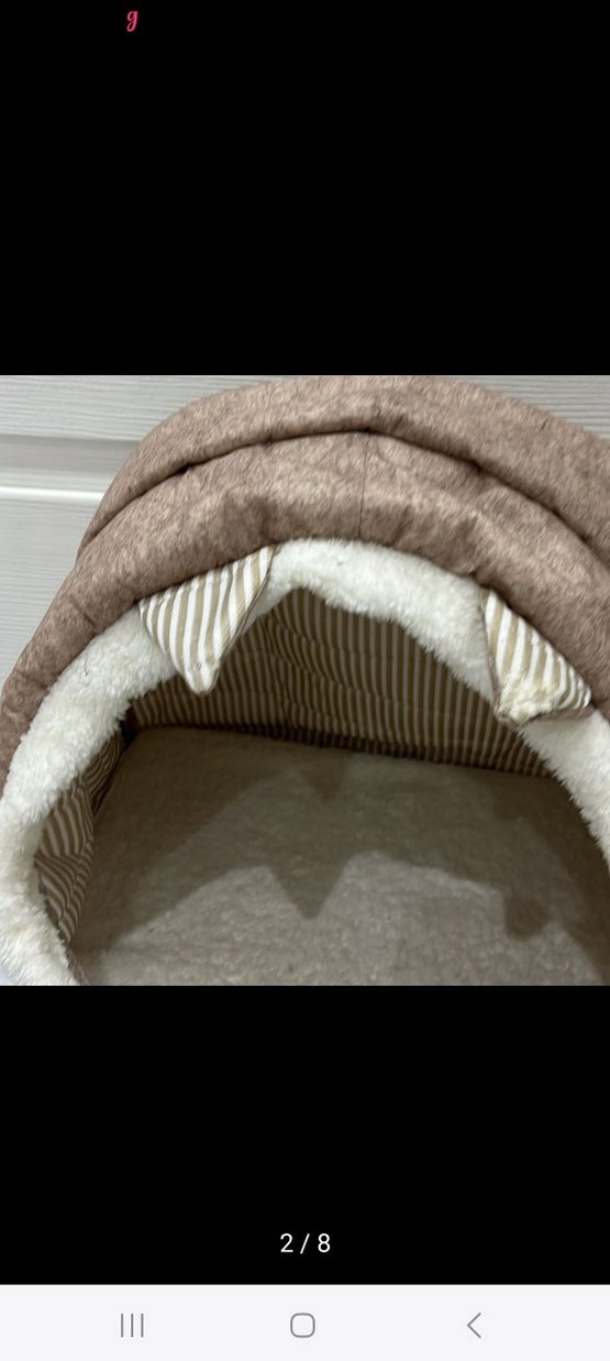 Kahverengi Yumuşak Kedi Evi - Görsel 2