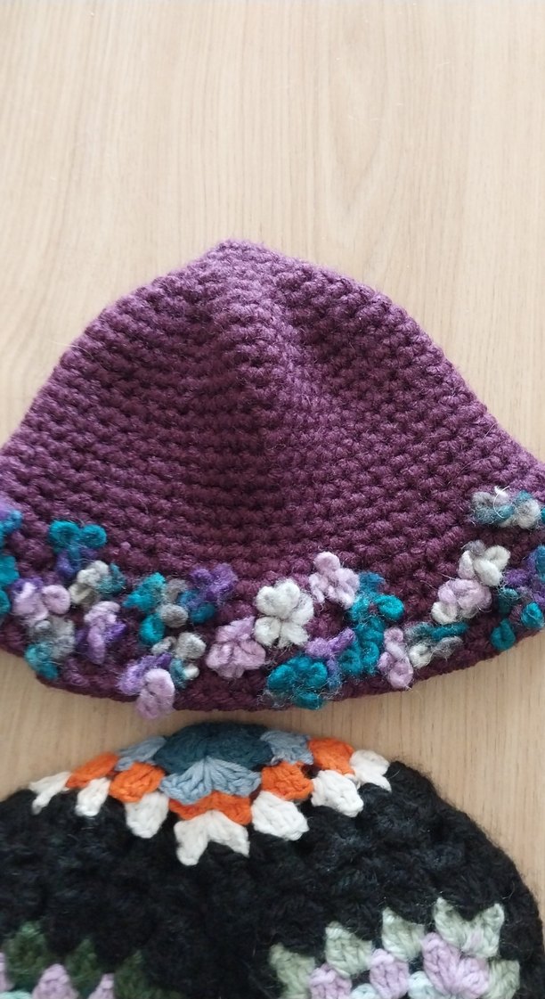 Renkli Örgü Bohem çocuk Bere - Görsel 5