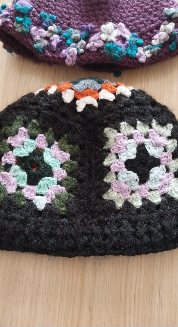 Renkli Örgü Bohem çocuk Bere - Görsel 4