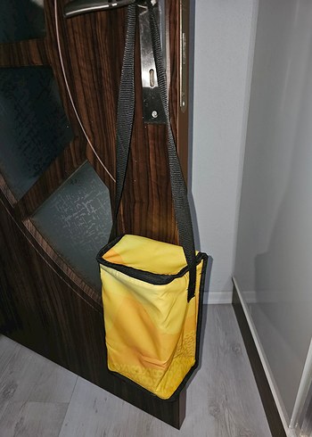 Renkli Baskılı Sarı Termo çanta - Görsel 6