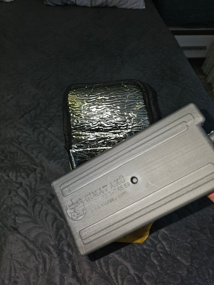 Renkli Baskılı Sarı Termo çanta - Görsel 4