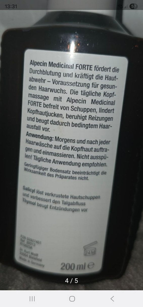 Alpecin Forte Yoğun Saç Derisi ve Saç Toniği - Görsel 4