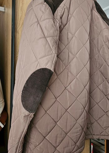 Düğmeli+fermuarlı Erkek Açık kahverengi Mont - Görsel 7