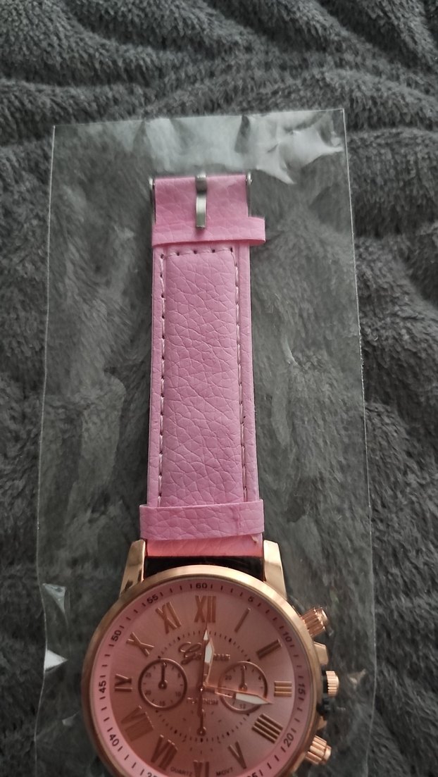 Pembe Tokalı Kadın Kol Saati - Görsel 4