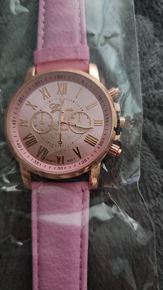 Pembe Tokalı Kadın Kol Saati - Görsel 2