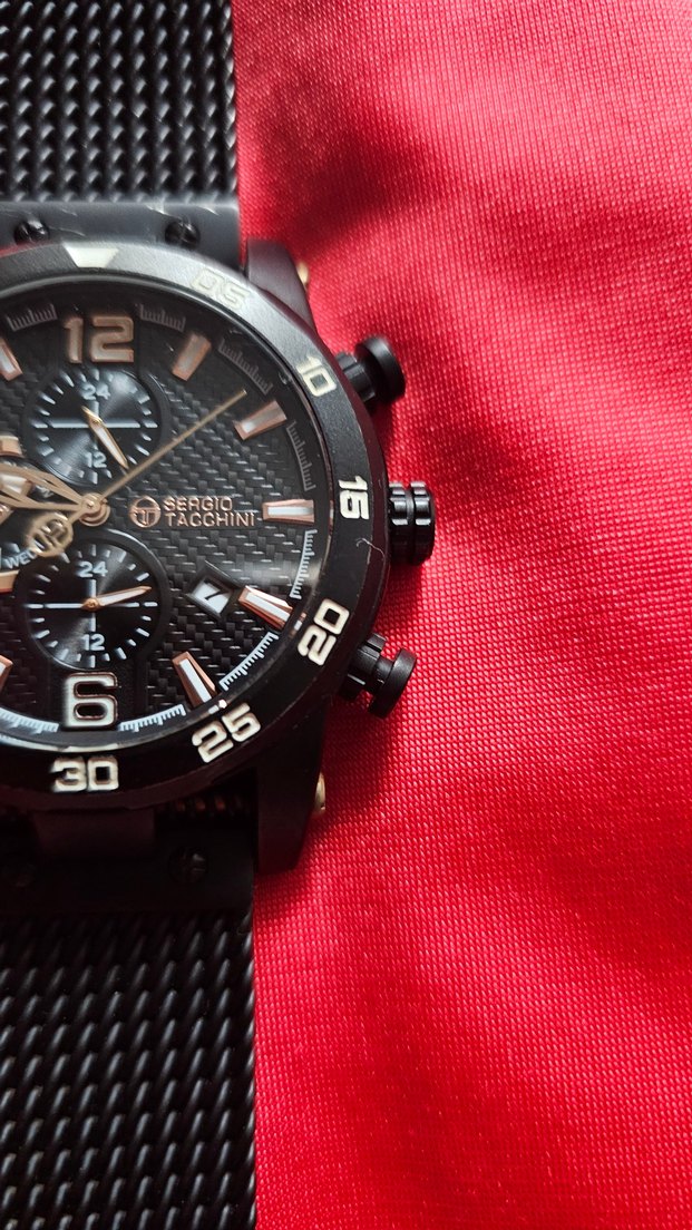 Erkek Siyah Renkli Biker Saat - Görsel 4