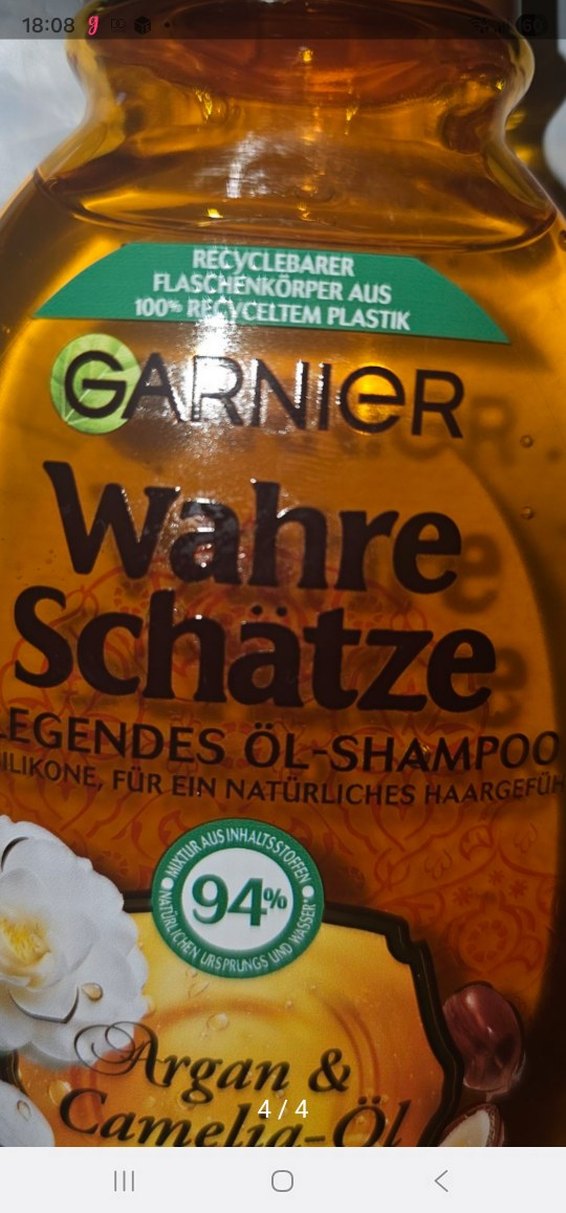 Garnier Wahre Schätze Argan & Camelia Yağlı Şampuan - Görsel 4