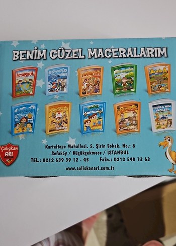Benim Güzel Maceralarım Çocuk Kitabı 10ADET - Görsel 2