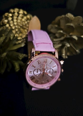 Bileklik ile Pembe Kadın Saat - Görsel 4