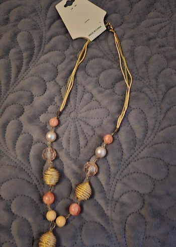 Uzun Boncuklu Bohem Kadın Kolye - Görsel 4