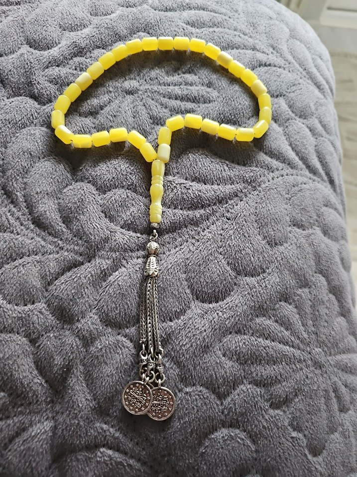 Bohem Sarı Erkek Tesbih - Görsel 4