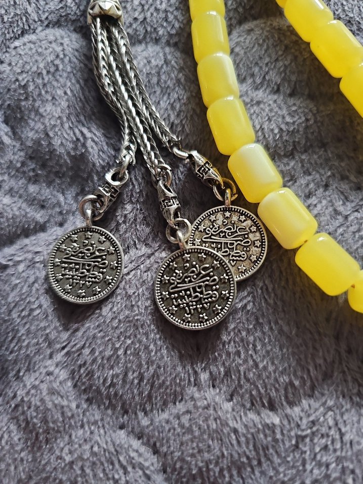Bohem Sarı Erkek Tesbih - Görsel 3
