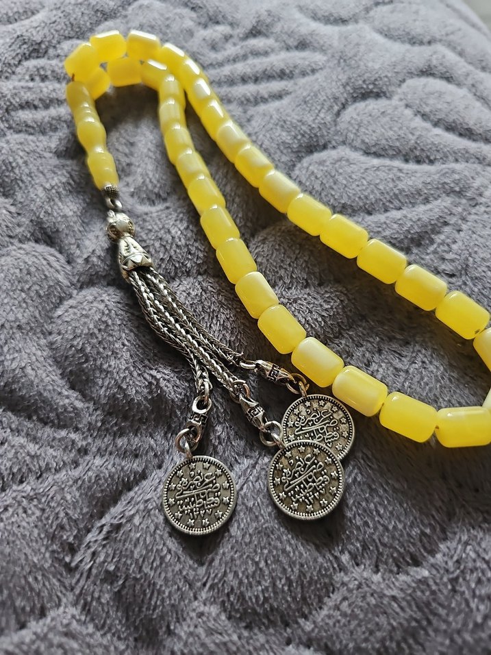 Bohem Sarı Erkek Tesbih - Görsel 2