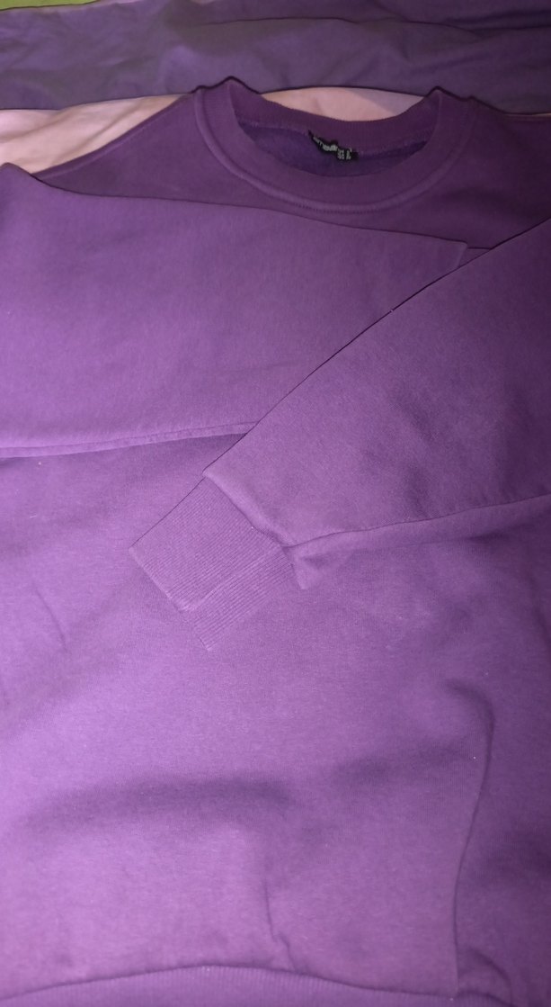 Mor Kadın Sweatshirt - Görsel 3