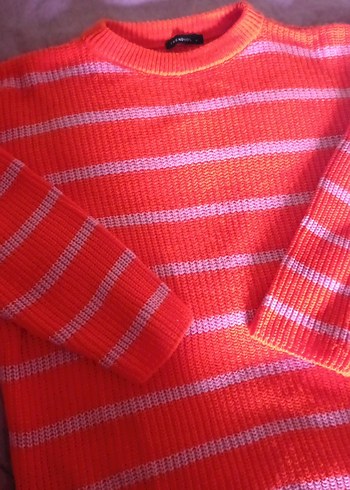 İlkbahar Tarzı Örgü Kadın Kazak - Görsel 2