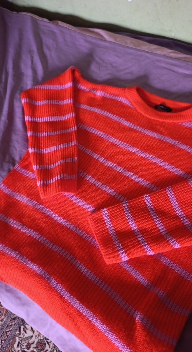 İlkbahar Tarzı Örgü Kadın Kazak - Görsel 5