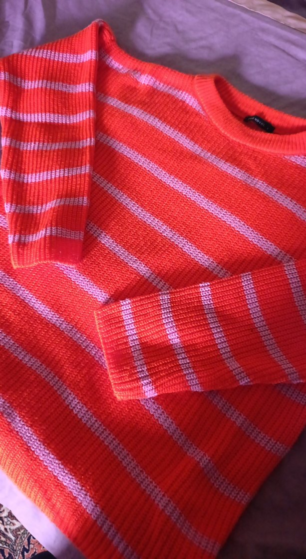 İlkbahar Tarzı Örgü Kadın Kazak - Görsel 4