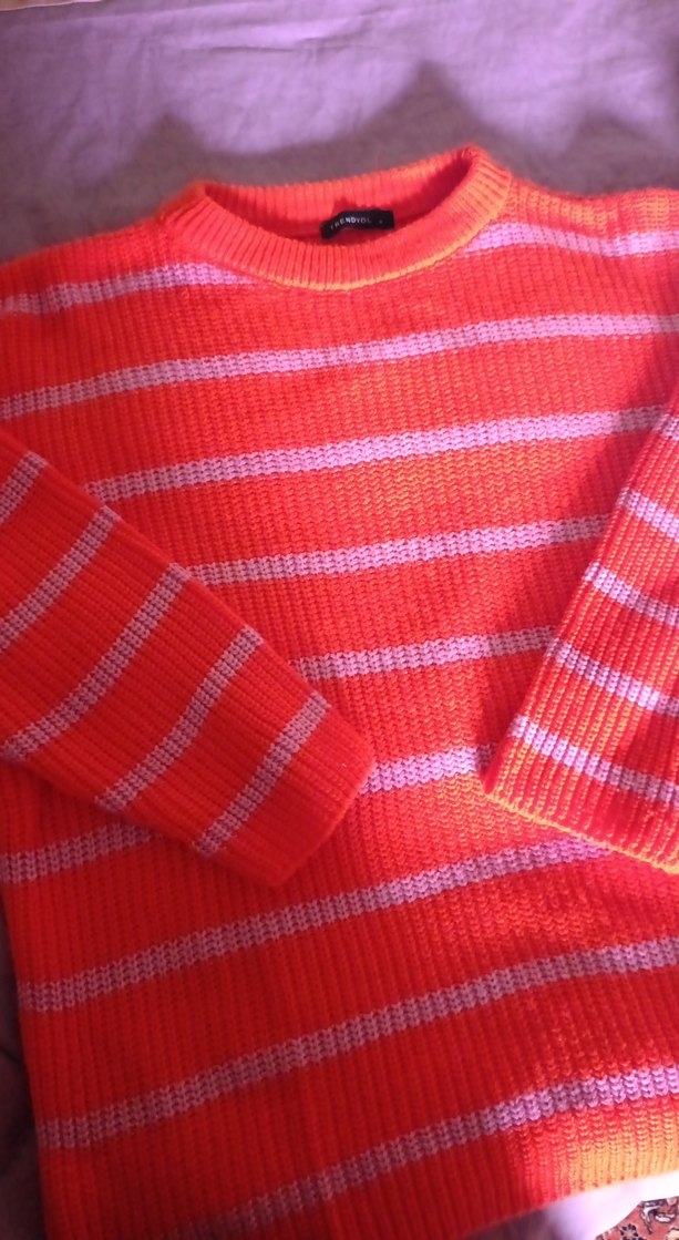 İlkbahar Tarzı Örgü Kadın Kazak - Görsel 2