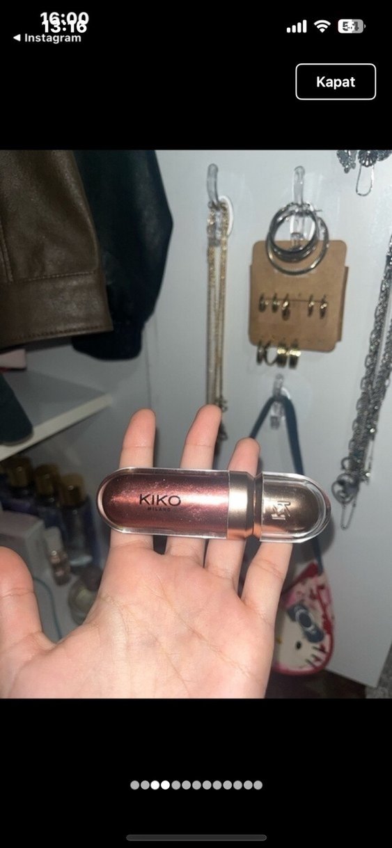 KIKO Parlak kahverengi gloss - Görsel 2