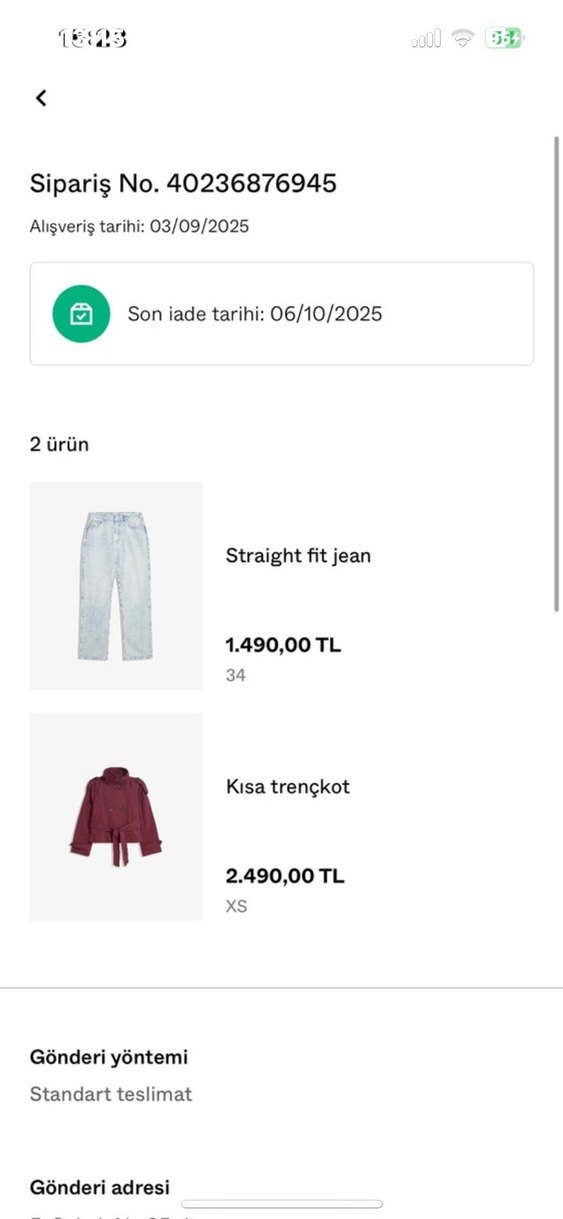 bershka straight fit jean açık mavi Gri Düz Kesim Kadın Jean - Görsel 5