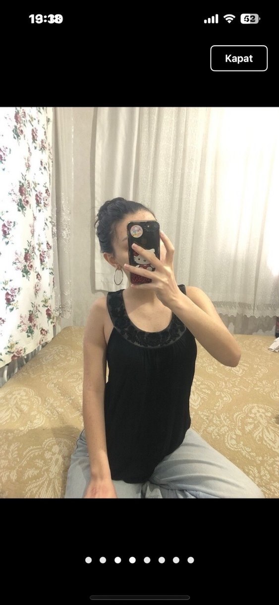 Siyah Straplez Mini Elbise - Görsel 4