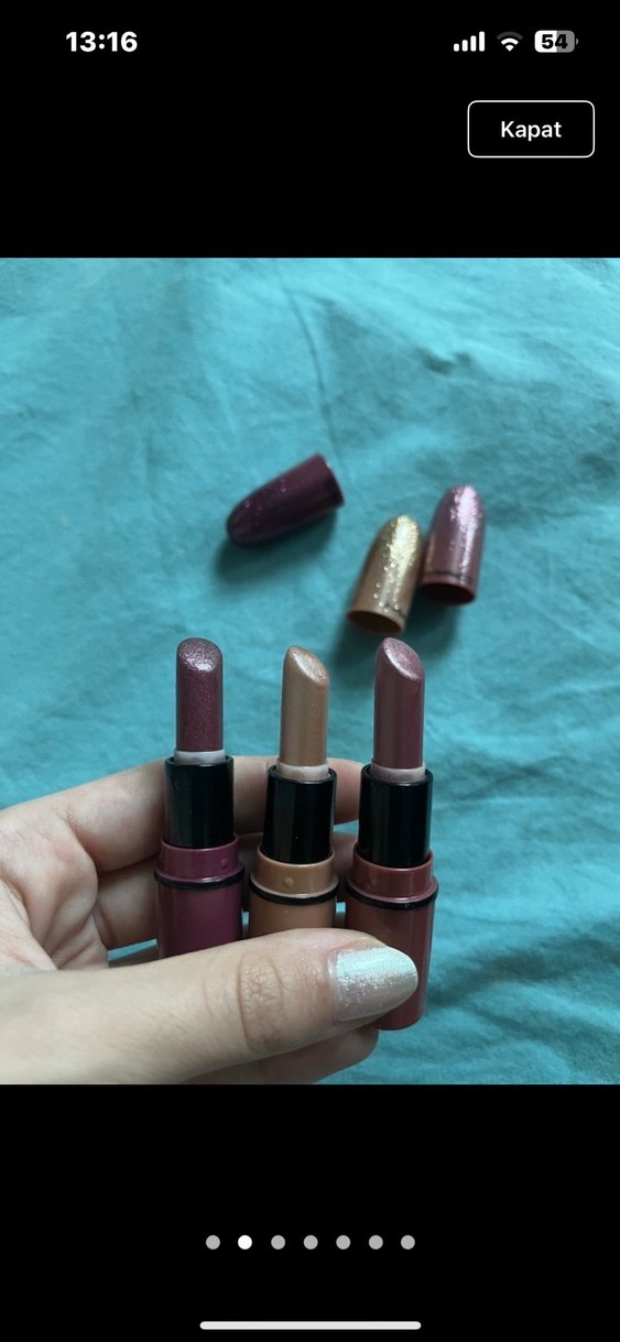 MAC yılbaşı serisi mini mac ruhlar simli ruj glos - Görsel 2