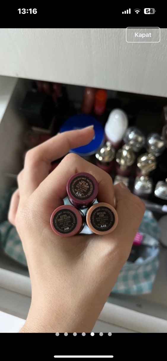 MAC yılbaşı serisi mini mac ruhlar simli ruj glos - Görsel 4