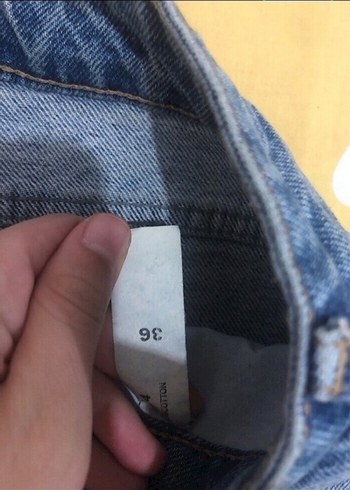 Pastel Mavi Normal Boy Kadın Denim Pantolon - Görsel 18