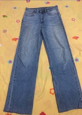 Pastel Mavi Normal Boy Kadın Denim Pantolon - Görsel 15