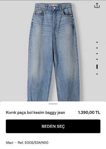 Pastel Mavi Normal Boy Kadın Denim Pantolon - Görsel 8