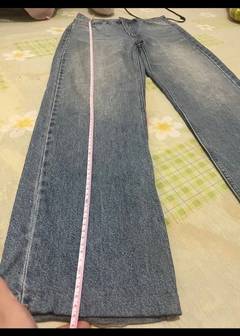 Pastel Mavi Normal Boy Kadın Denim Pantolon - Görsel 13