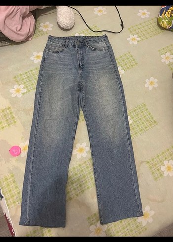 Pastel Mavi Normal Boy Kadın Denim Pantolon - Görsel 9