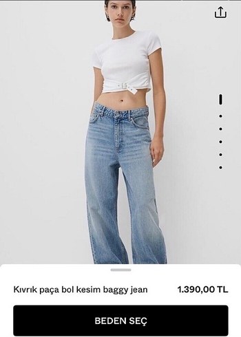 Pastel Mavi Normal Boy Kadın Denim Pantolon - Görsel 2