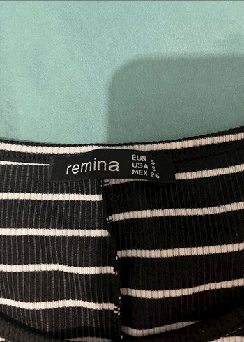 Çizgili Siyah Mini Elbise - Görsel 7