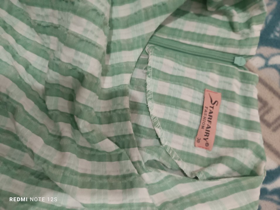 Yeşil Çizgili Hamile Bluzu - Görsel 2