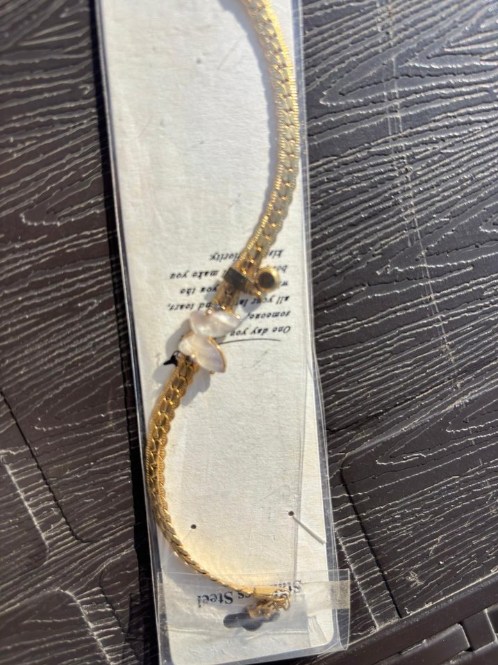 Altın Renkli Yılan Desenli Kadın El Zinciri - Görsel 2