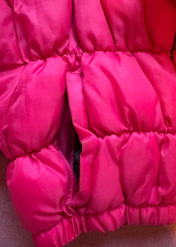 Bershka Kadın Pembe Strappy Şişme Yelek - Görsel 3