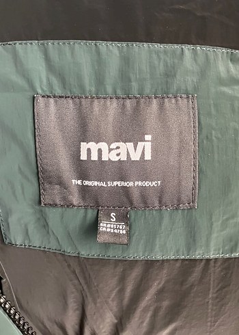 MAVİ koyu yeşil kapüşonlu şişme mont - Görsel 8