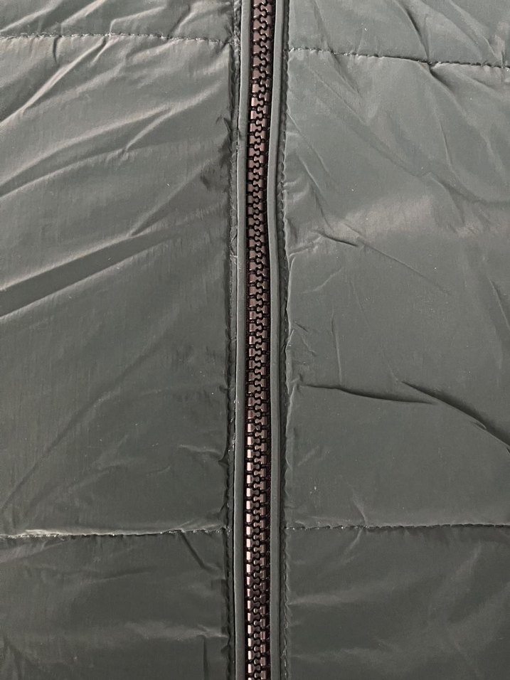 MAVİ koyu yeşil kapüşonlu şişme mont - Görsel 5