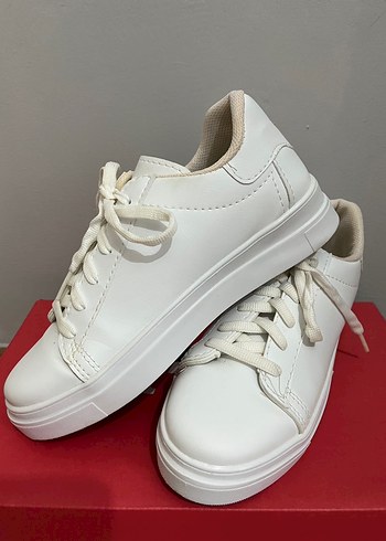 Beyaz sneaker unisex - Görsel 4