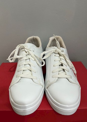 Beyaz sneaker unisex - Görsel 3