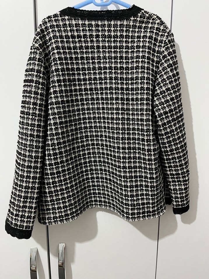 Kız çocuk siyah Kareli Midi takım - Görsel 2