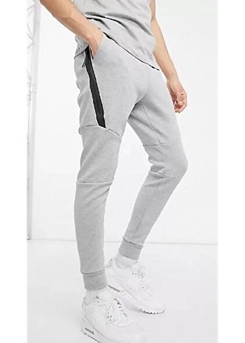 Nike Gri Bağcıklı Eşofman Altı - Görsel 7