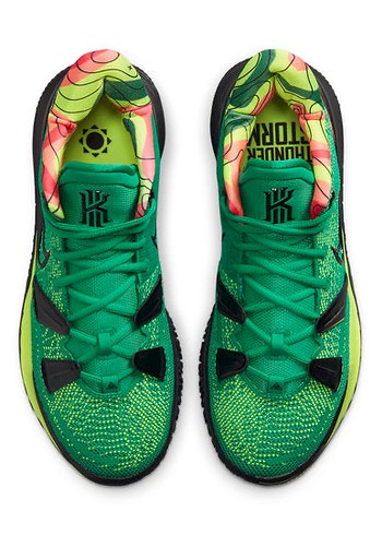 Yeşil Yılan Desenli Basketbol Ayakkabısı-Kyrie 7 Stadium Green - Görsel 4