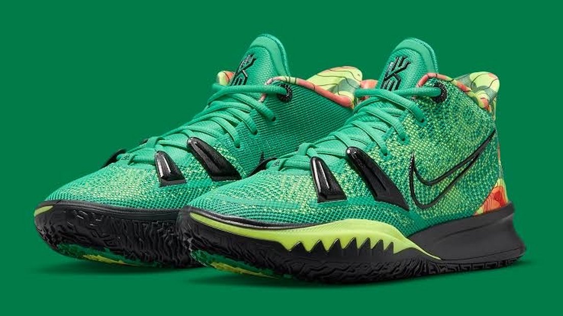 Yeşil Yılan Desenli Basketbol Ayakkabısı-Kyrie 7 Stadium Green - Görsel 3